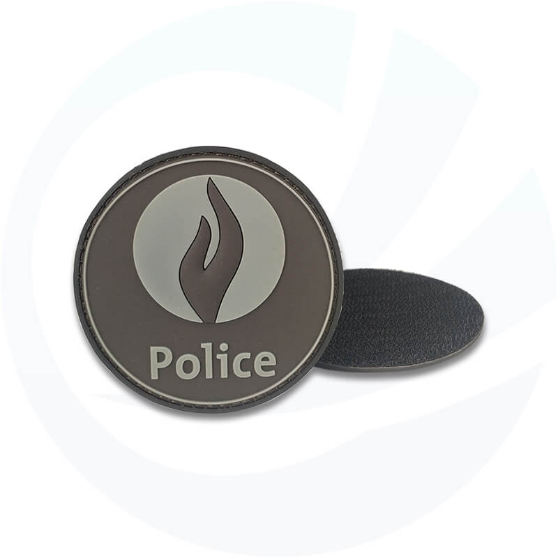 Patch in PVC della polizia personalizzata