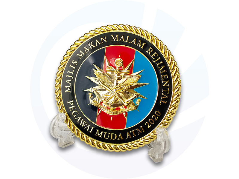 Monete della sfida militare della Malesia