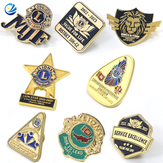 Pins di smalto di metallo di alta qualità all'ingrosso di alta qualità badge badge club personalizzati per pin internazionali