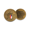 Maker Personalizzato Metallo Antico Gold Gold 3D Military Chile Chile Challenge monete