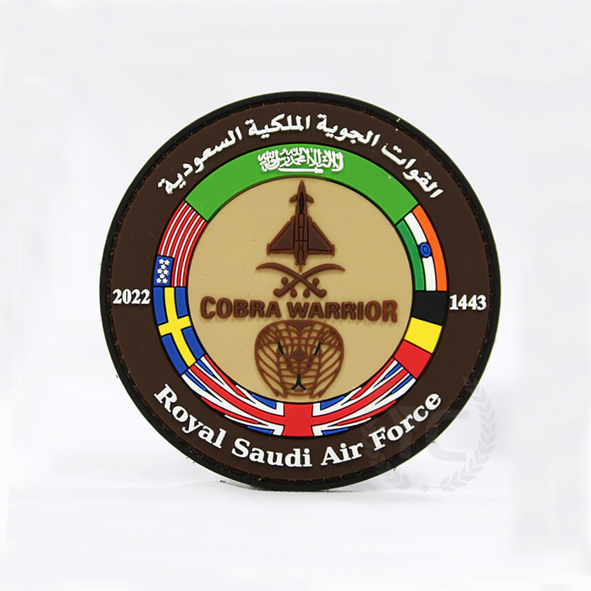 toppa personalizzata in PVC dell'aeronautica reale saudita