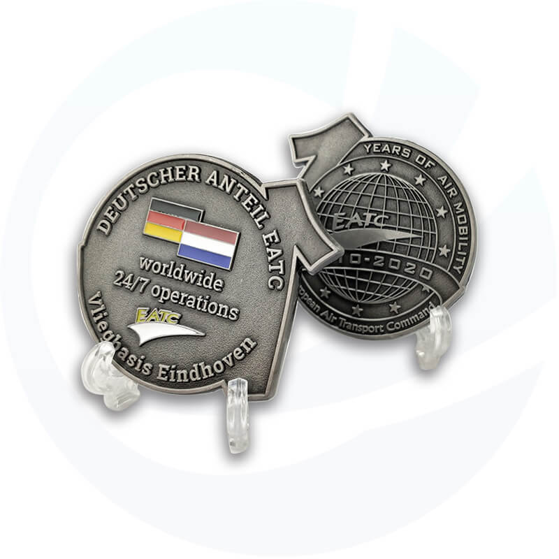 3D Aircraft Challenge Coin Army