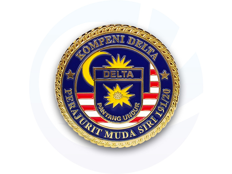 Monete di sfida militare della Malesia