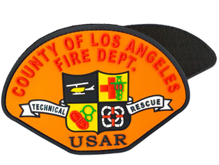 Patch in PVC uniforme da fuoco personalizzato USA